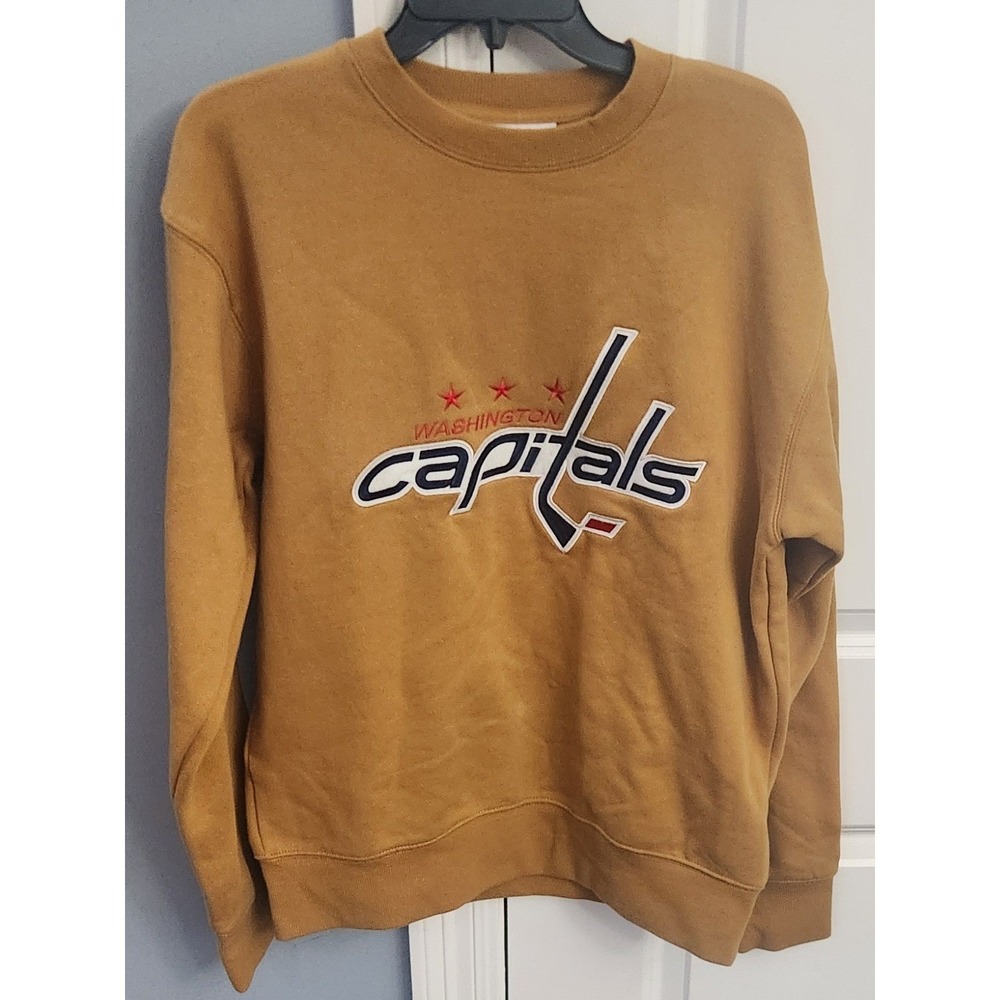 Washington Capitals NHL Sweatshirt Mens Medium Crewneck Embroidered Pullover
